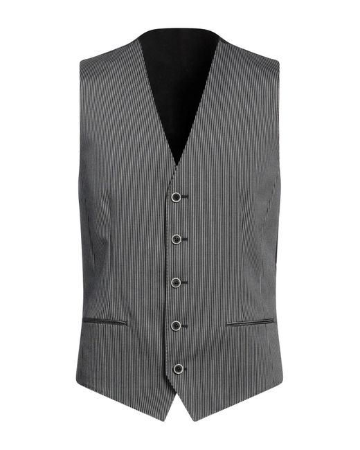 Dolce & Gabbana Gray Waistcoat for men