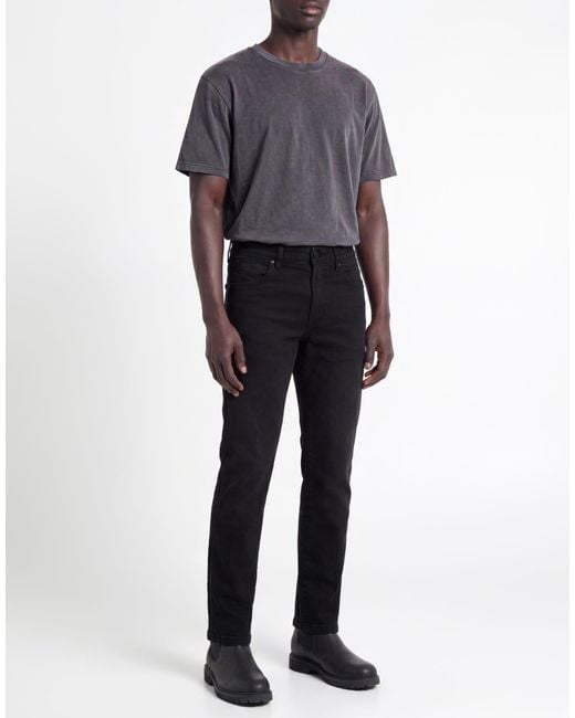 Wrangler Black Jeans Cotton, Polyester, Elastane for men