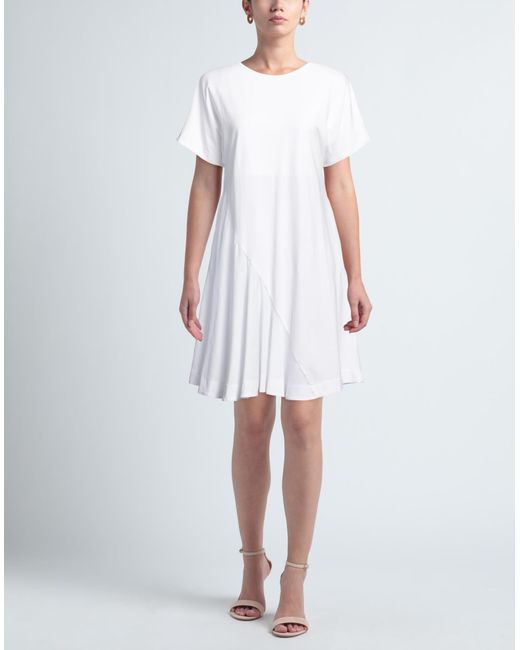 Alpha Studio White Mini Dress