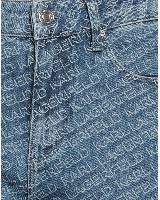 Karl Lagerfeld Blue Jeanshose