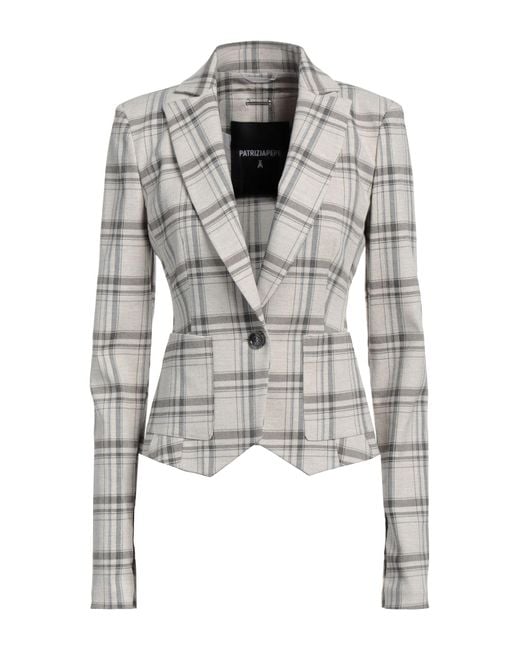 Patrizia Pepe Gray Blazer