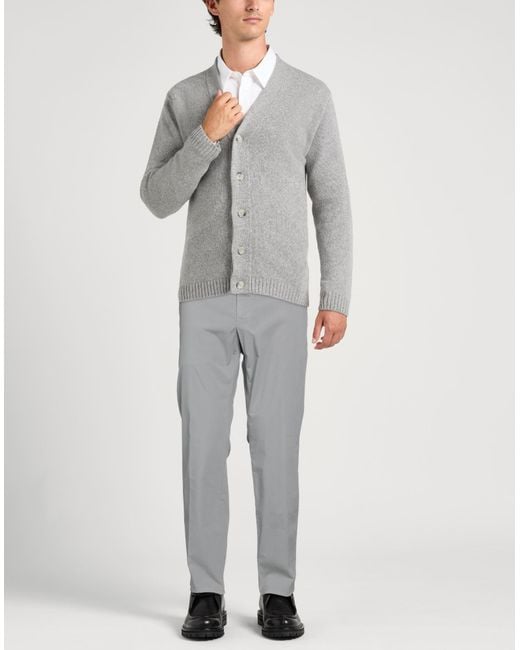 Dondup Gray Pants Cotton, Elastane for men