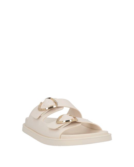 Blauer White Sandals