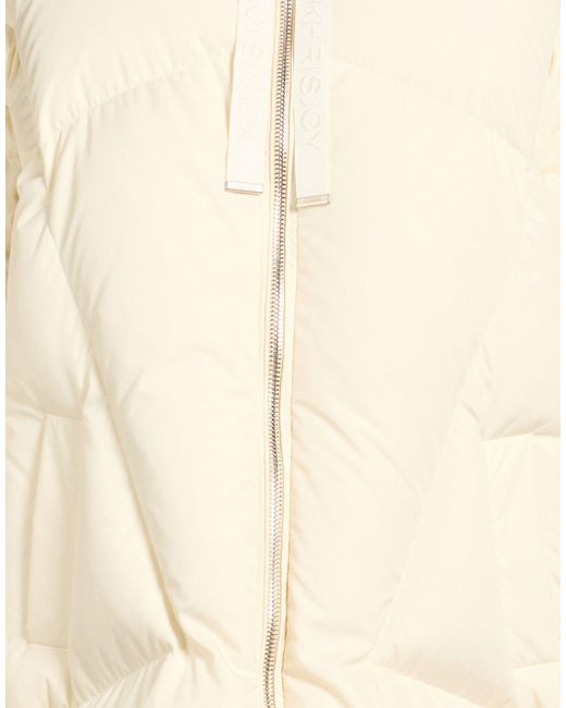 Khrisjoy Natural Ivory Puffer Polyester, Polyurethane