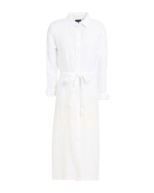 Gant White Midi-Kleid