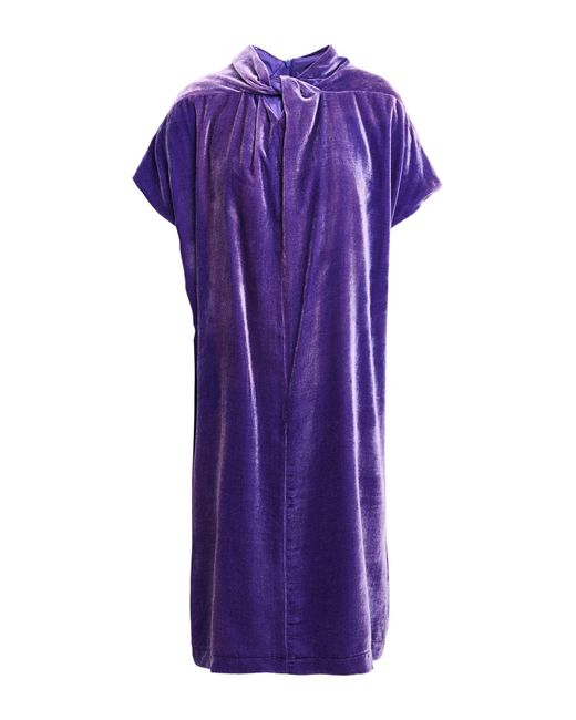 Clips Purple Midi Dress