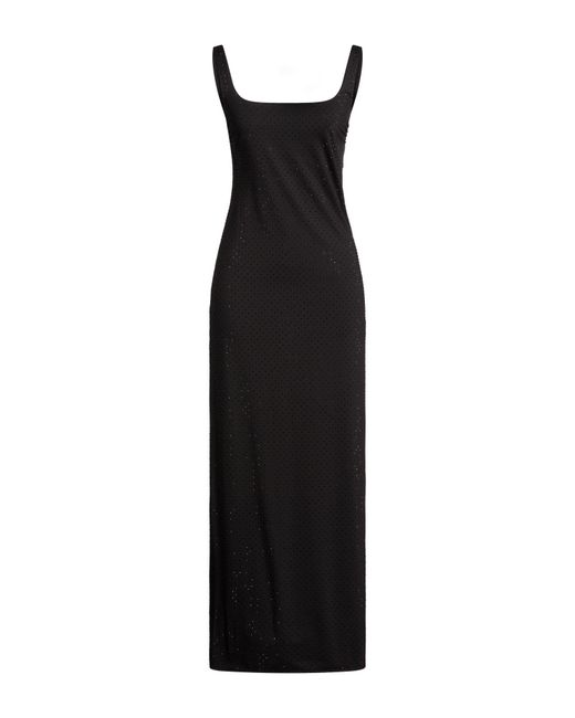 Fisico Black Maxi Dress Polyamide, Elastane
