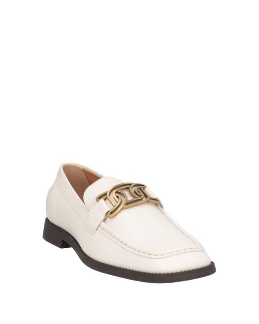 Tod's White Loafer