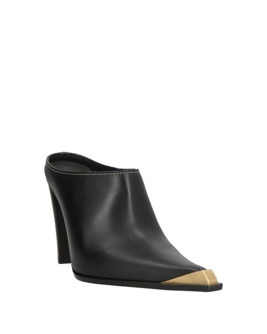 Etro Black Mules & Clogs Leather