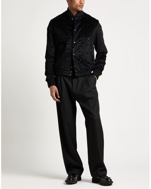 PT Torino Black Jacket Cotton, Elastane for men