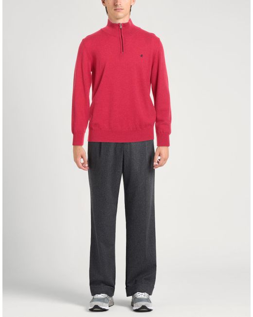 Brooksfield Red Turtleneck for men
