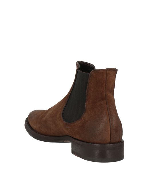 Alexander Hotto Brown Ankle Boots for men