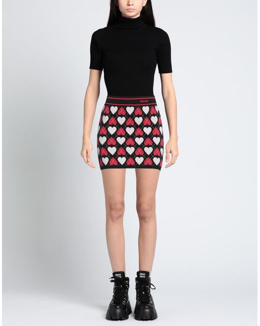MSGM Red Mini Skirt