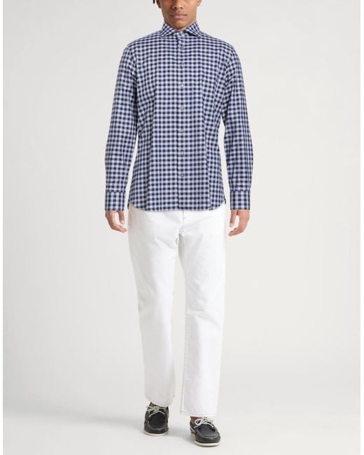 Camisa Lardini de hombre de color Blue
