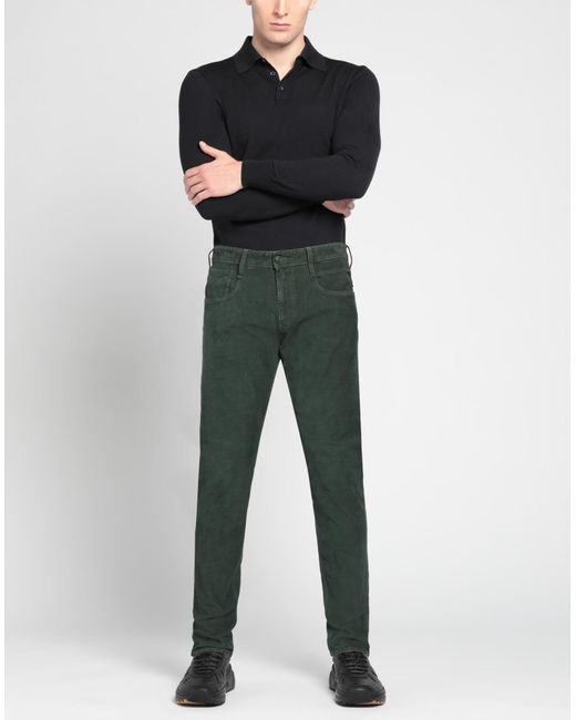 Replay Green Trouser for men