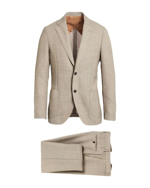 Lardini Natural Suit Wool for men