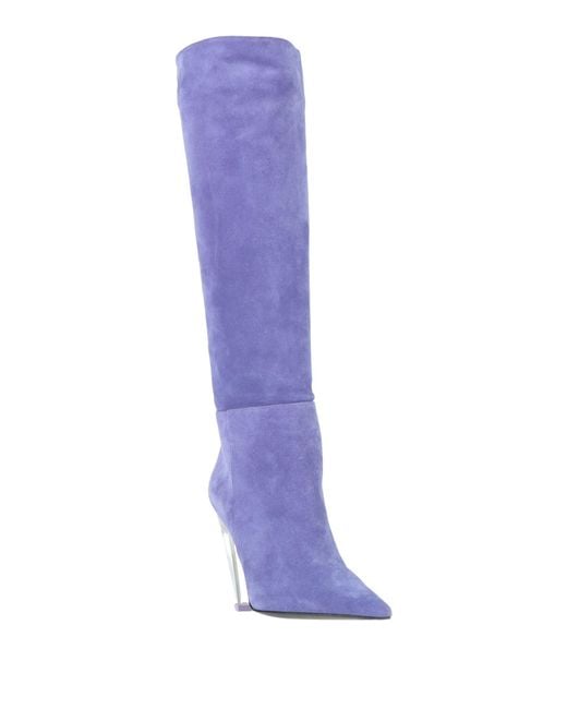 3Juin Purple Boot Leather