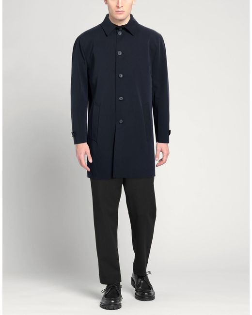 BRERAS Milano Blue Overcoats & Trench Coats for men
