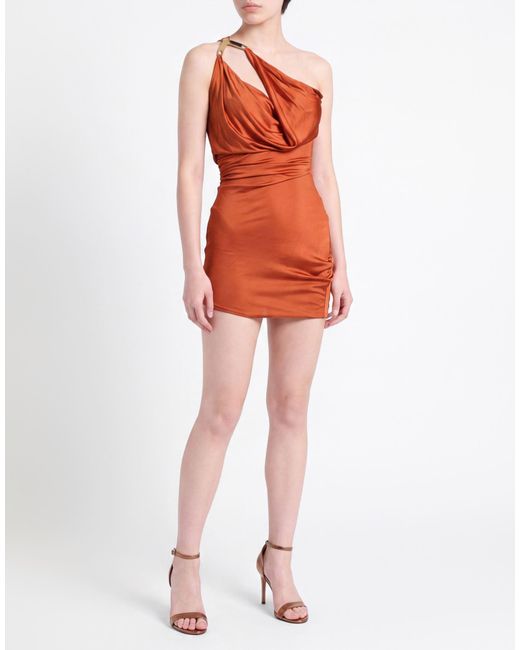 Rick Owens Orange Mini Dress