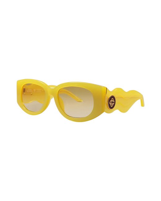 Casablanca Yellow Sunglasses