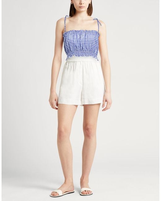 120% Lino Blue Top