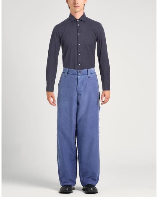 Manuel Ritz Blue Shirts for men