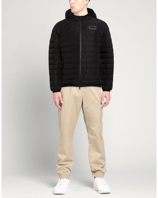 EA7 Black Puffer for men