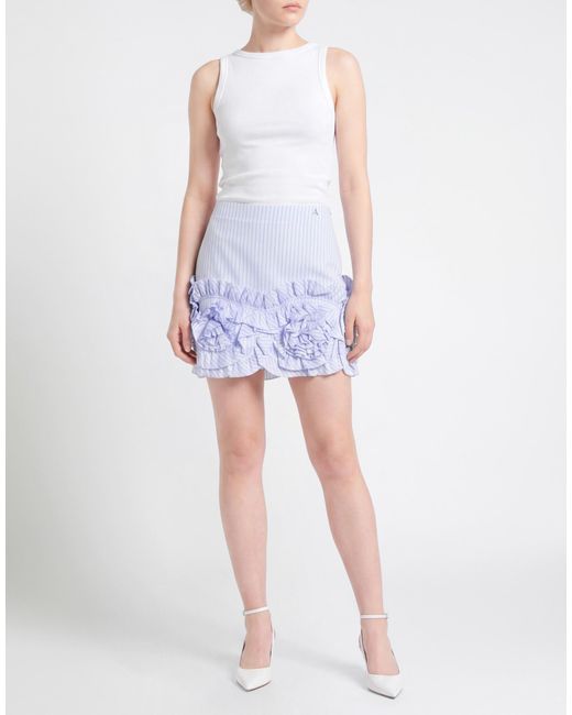 Twinset Blue Mini Skirt