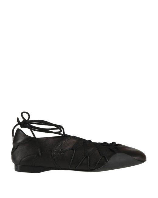 Jeffrey Campbell Black Ballet Flats