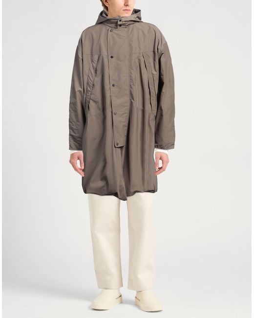 Our Legacy Brown Overcoat & Trench Coat Polyamide, Polyester for men