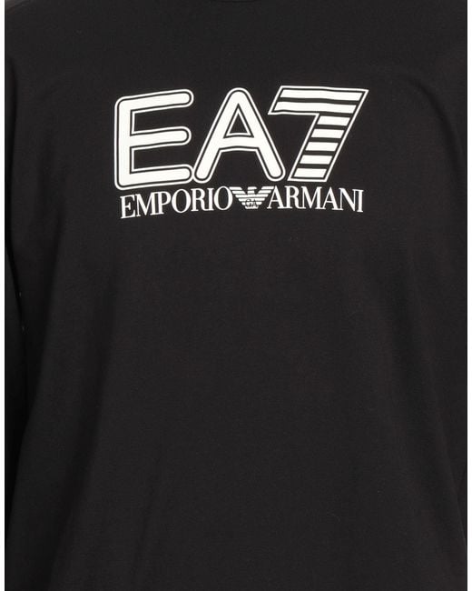 EA7 Black Sweatshirt for men