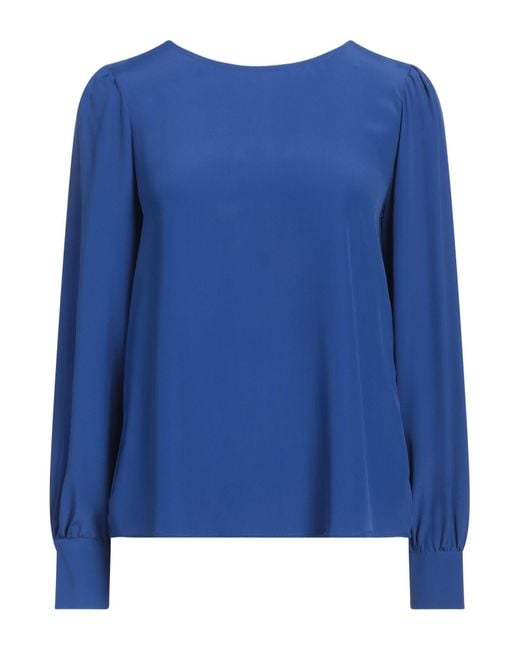 Blugirl Blumarine Blue Top Acetate, Silk