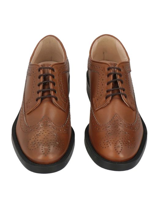 Chaussures à lacets Tod's en coloris Brown