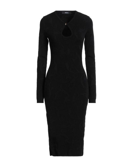 Vestito Midi di Versace in Black
