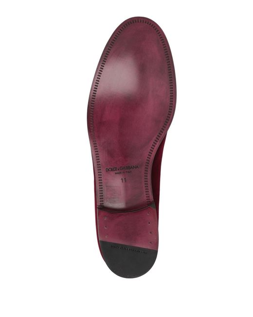 Dolce & Gabbana Red Loafers for men