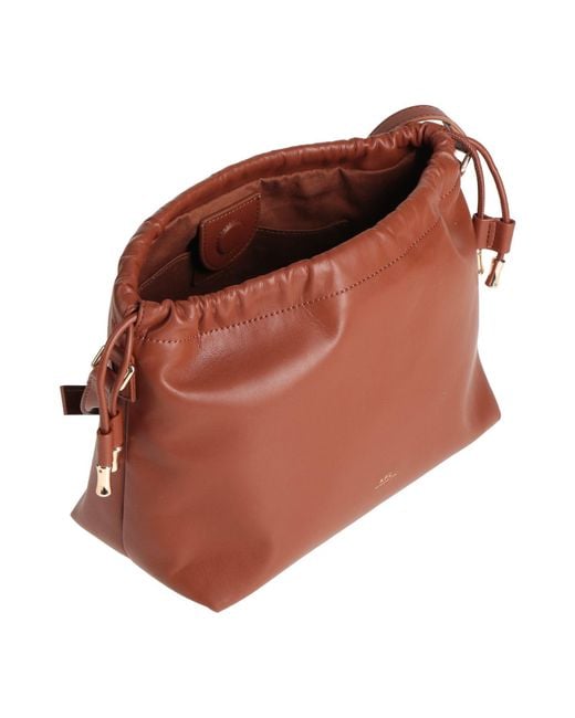 A.P.C. Brown Cross-body Bag