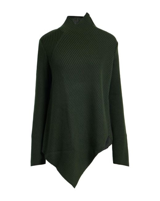 Yohji Yamamoto Green Rollkragenpullover