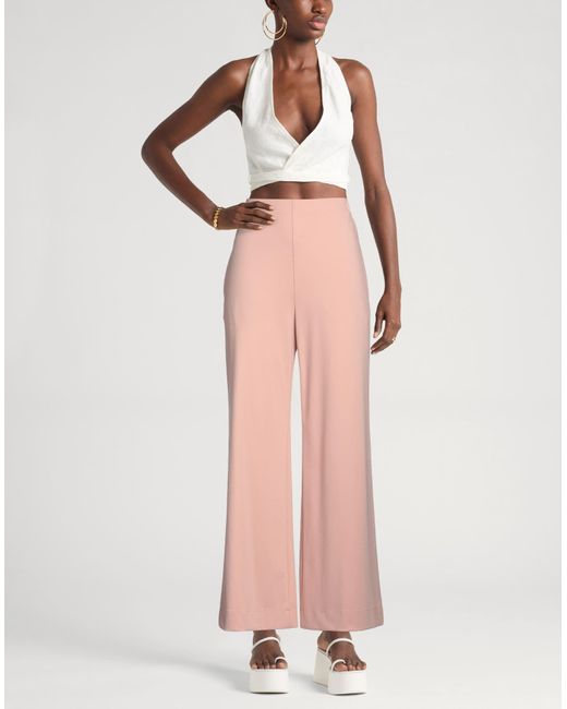 Harris Wharf London Pink Trouser