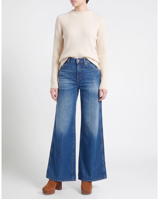 Department 5 Blue Jeans Cotton, Linen