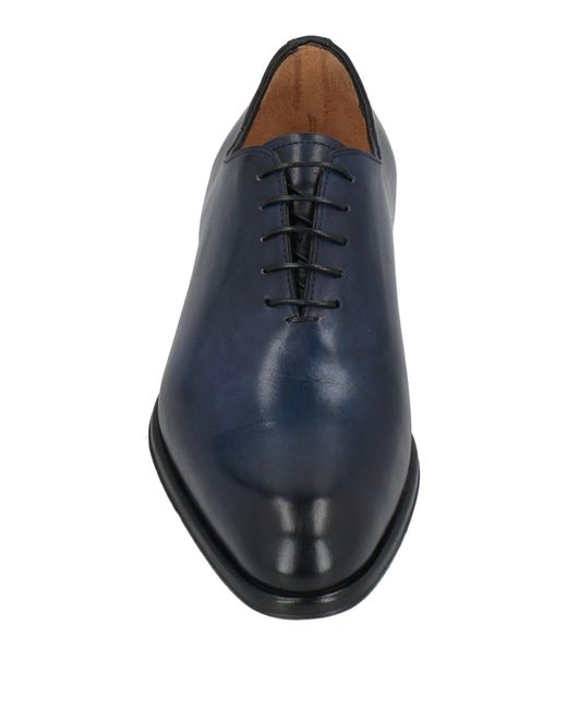 Sutor Mantellassi Blue Lace-Up Shoes for men