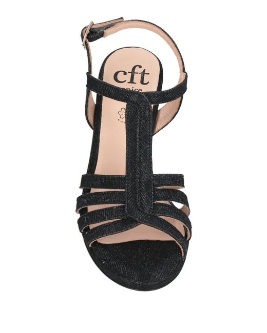 CFT VENICE Black Sandals