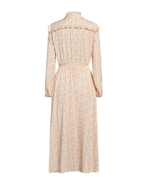 Maje Natural Midi-Kleid