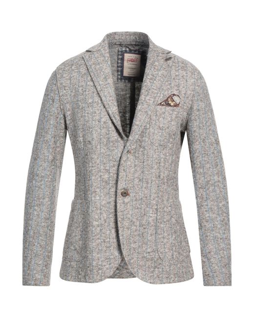 Bob Gray Blazer Virgin Wool, Cotton, Polyester for men