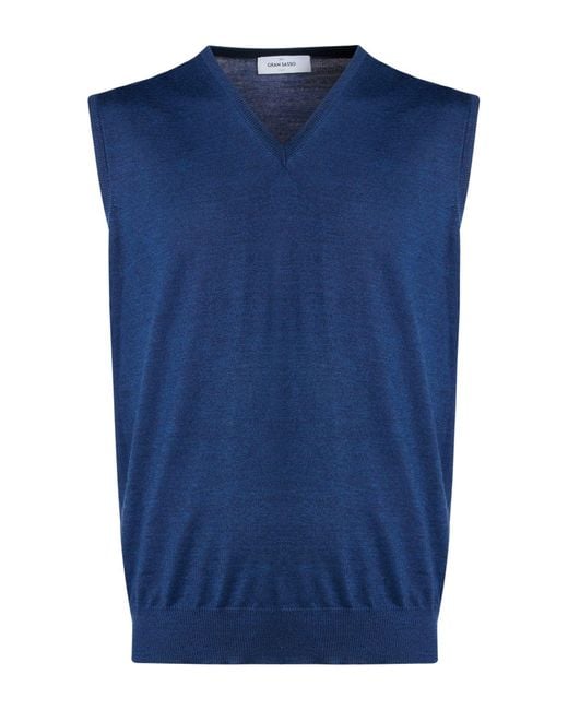 Pullover Gran Sasso de hombre de color Blue