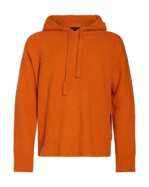 Roberto Collina Pullover in Orange für Herren