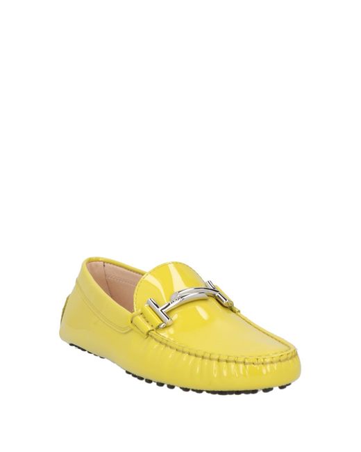 Tod's Yellow Loafers