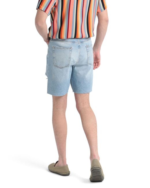 TOPMAN Denim Shorts in Blue for Men | Lyst