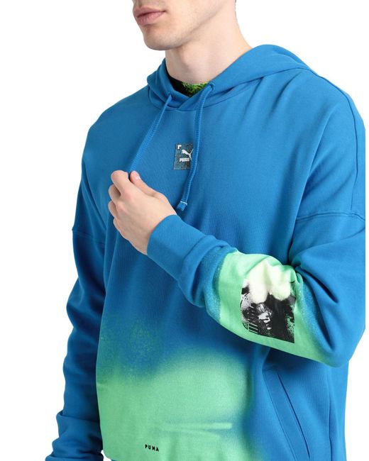 Sudadera PUMA de Polar de color Azul para hombre | Lyst