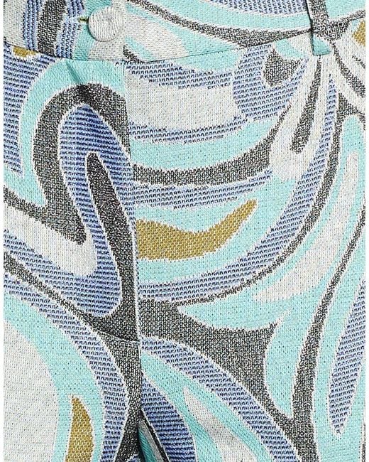 Maliparmi Blue Pants Viscose, Polyamide, Elastane