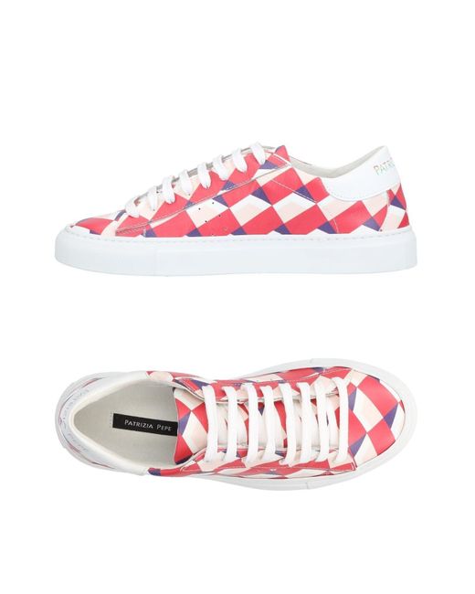 Patrizia Pepe Pink Sneakers Soft Leather